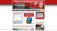 Desktop Screenshot of extintoresesteso.com